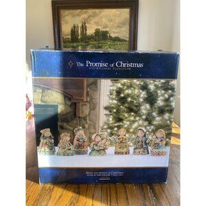 Whimsical Nativity Set Robert Stanley "The Promise Of Christmas" Figurine Set